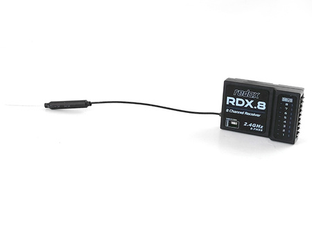 Aparatura Drążkowa RC Redox Dynamic 8 2,4GHz 8CH Nadajnik z Odbiornikiem | RDX-TD8.M2