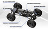 Maverick Scout24 1:24 4WD Rock Crawler RC Samochód Zdalnie Sterowany Zielony | 151302 MAVERICK