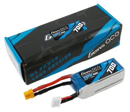 Akumulator LiPo 700mAh 11,1V 60C 3S1P XT30 G-Tech | GEA7003S60X3 GENS ACE