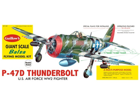 Republic P-47D THUNDERBOLT 768mm - 1001 Guillow