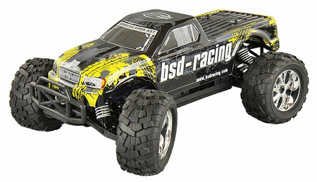 BSD Racing Viper XST Monster Truck 1:10 Żółty Samochód Zdalnie Sterowany Model RC | BS706T-Y