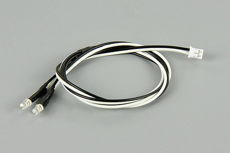 Proste Oświetlenie LED - Białe (2 DIODY 3mm) - QS1101140WT