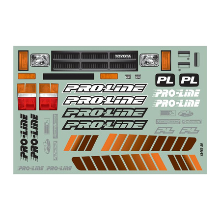 Karoseria 1:10 1985 Toyota Hilux SR5 (312mm) transparentna | ProLine P346600