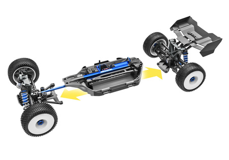 Traxxas Jato 4x4 VXL-4S 1/8 Brushless Zielony Samochód Zdalnie Sterowany Model RC | 90386-4