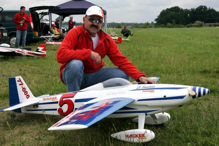 Samolot Konstrukcyjny El Bandito 1850mm ARC KIT Model Spalinowy RC | HACKER 1061-A