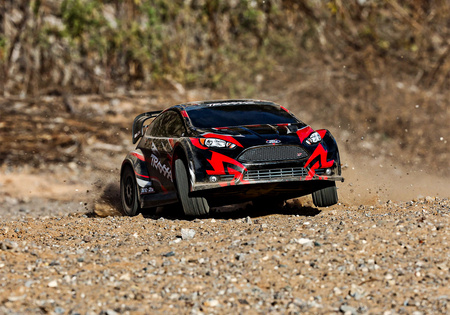 Traxxas Ford Fiesta ST Rally BL-2S 4X4 1:10 Niebieski Samochód Zdalnie Sterowany Model RC | 74154-4-BLUE