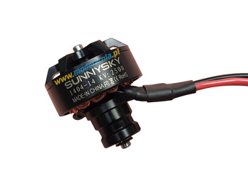 Silnik bezszczotkowy SUNNYSKY1404-14 - 2500KV (OMPHOBBY T720) | OSHC0008 RMS