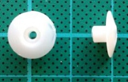 Plastikowa tuleja montażowa pod śrubę M2 - GS01