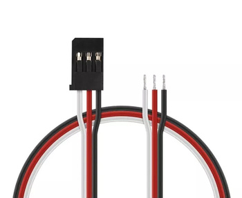 Złącze Futaba - wtyk z przewodem | FU001