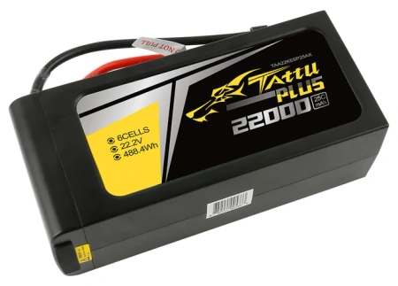 Akumulator LiPo 22000mAh 22,2V 25C 6S1P AS150+XT150 Plus | TAA22K6SP25AX TATTU