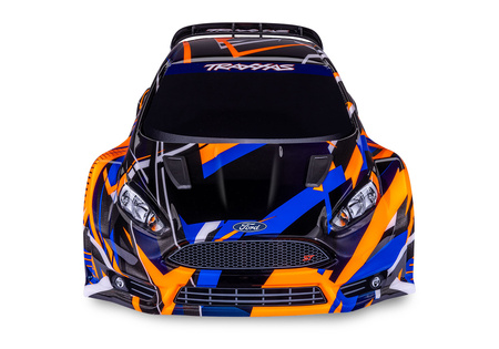Ford Fiesta ST VXL Rally Car Brushless 1/10 (pomarańczowy) | 74276-4-ORNG TRAXXAS