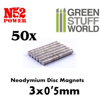 Magnes 3x0,5mm 50 sztuk - FINE ART 9051