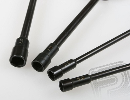 Zestaw kluczy nasadowych 4 szt. - 1125 Thunder Tiger