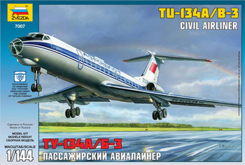 Tupolev Tu-134B 1:144 | Zvezda 7007