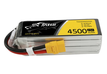 Pakiet LiPo 4500mAh 22,2V 6S1P 25C | TAA45006S25X9 TATTU