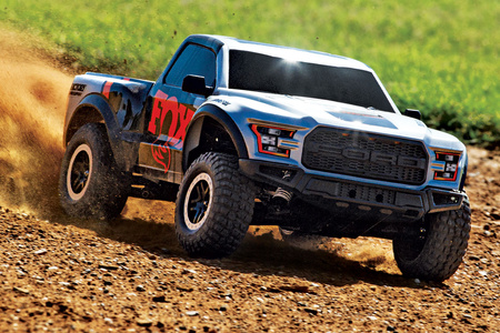 Ford F-150 Raptor 2WD XL-5 1/10 | 58094-8-FOX TRAXXAS