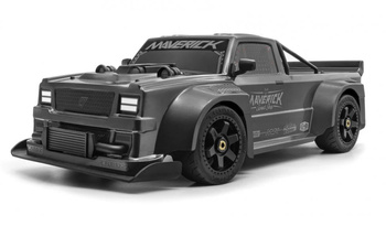 Maverick QuantumR Flux Race Truck 4WD 4S 1/8 Szary Samochód Zdalnie Sterowany Model RC | 150351