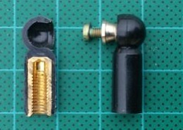 Snap kulowy / przegub kulowy  M3x6/23mm - S07