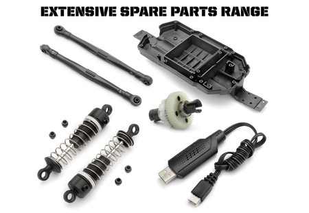 BlackZon Slyder MT Turbo 1/16 4WD 2S Brushless Monster Truck Niebieski | 540209 HPI