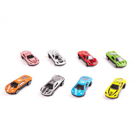 Transporter laweta ciężarówka tor samochodowy + 8 aut (~210cm)