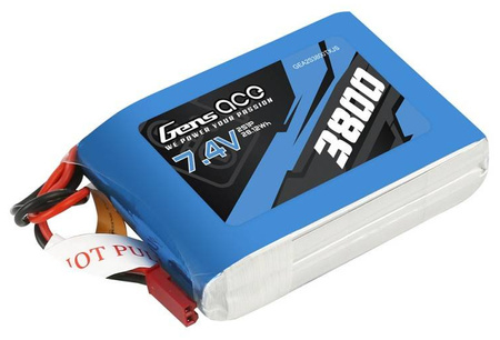 Akumulator LiPo 3800mAh 7,4V 1C 2S1P JST-SYP BEC TX | GEA2S3800TXJS GENS ACE
