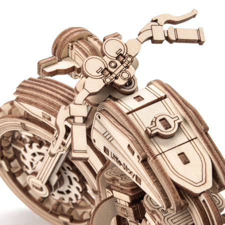 Little Story Drewniane Puzzle Model 3D Motocykl Speedtail Motor 19x7,3x9cm | E020