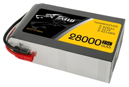 Akumulator LiPo 28000mAh 22,2V 25C 6S1P AS150+XT150 | TAA28K6S25ASX TATTU