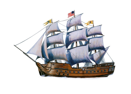 USS Bon Homme Richard 1:500 | D-165 MISTERCRAFT