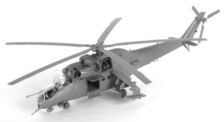 Soviet attack helicopter MIL MI-24 V/VP Hind E 1:72 | Zvezda 7293