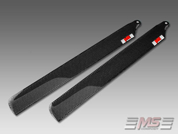 Łopaty węglowe 385mm - MS-20385 - MS Composit