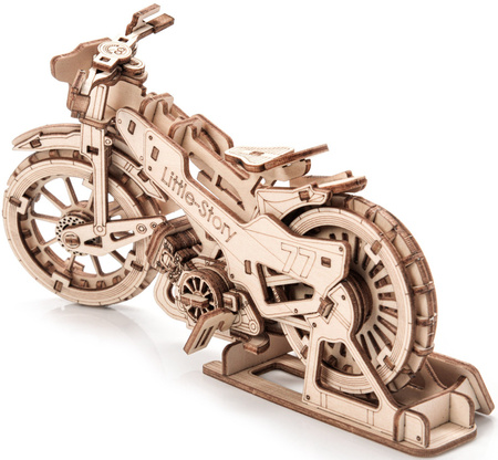 Little Story Drewniane Puzzle Model 3D Motocykl Żużlowy Motor 17,5x7x8,7cm | E014