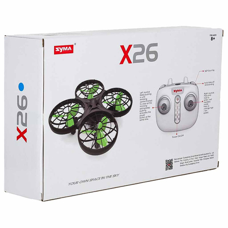 Dron RC Syma X26 2,4GHz 131mm Headless Model Zdalnie Sterowany