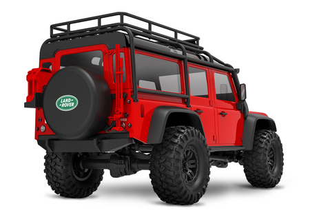 Traxxas TRX-4M Land Rover Defender 1/18 4x4 Crawler RC Czerwony Samochód Terenowy Zdalnie Sterowany | 97054-1-RED