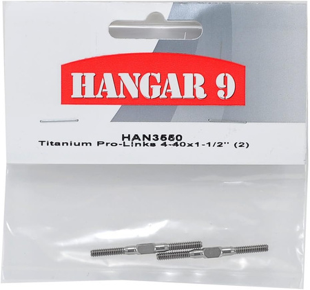 Śruby rzymskie 4-40x1-1/2" 39mm (2szt.) | HAN3550 HANGAR 9