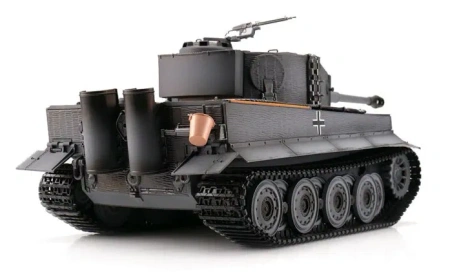 Czołg Zdalnie Sterowany Tiger I Late Version 1/16 Tuning Metal Model RC 2,4GHz | 12206-GY TORRO