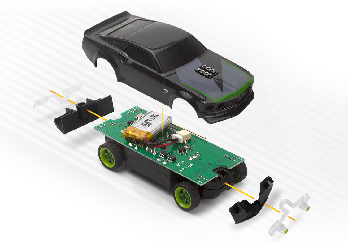 1969 Ford Mustang RTR-X Nano Table Top Racer 1/64 Samochód Zdalnie Sterowany Model RC | 160980 HPI RACING pol_pl_1969-Ford-Mustang-RTR-X-Nano-Table-Top-Racer-1-64-Samochod-Zdalnie-Sterowany-Model-RC-160980-HPI-RACING-1016895_12