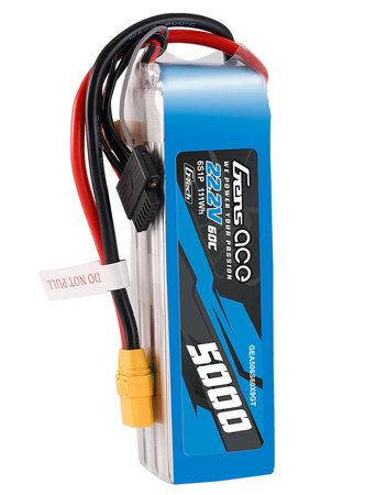 Akumulator LiPo 5000mAh 22,2V 60C 6S1P XT90 G-Tech | GEA506S60X9GT GENS ACE