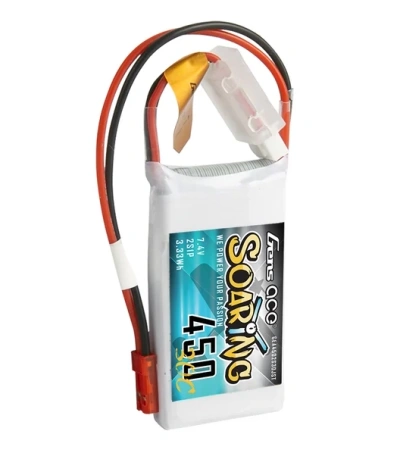 Akumulator LiPo 450mAh 7,4V 30C 2S1P JST BEC Soaring | GEA4502S30JST GENS ACE
