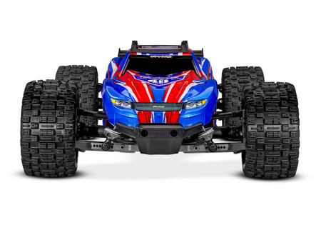 Traxxas Rustler 4X4 Brushless Bezszczotkowy 1:10 2,4GHz Czerwono-Niebieski Samochód Zdalnie Sterowany Model RC | 67464-4