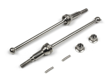 Półosie Kielichy Napędowe Metalowe BlackZon Smyter Turbo Przód Front Drive Shafts | 540239