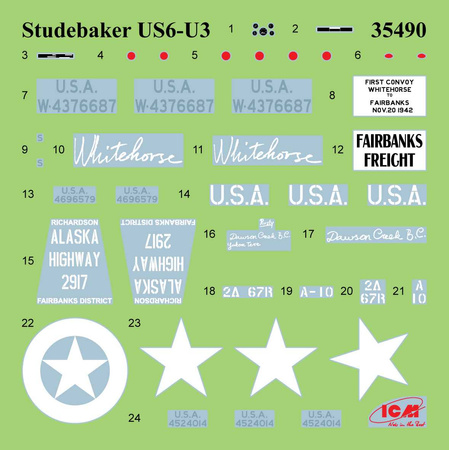 Studebaker US6-U3 US Military Truck 1:35 | 35490 ICM