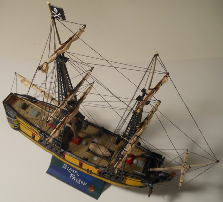 Pirate Ship Black Falcon 1:120 | F-61 MISTERCRAFT