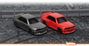 BMW M3 Ravaglia 1989 RTR-X Nano TTR Table Top Racer 1:64 Samochód Zdalnie Sterowany Model RC Srebrny | 160991 HPI RACING