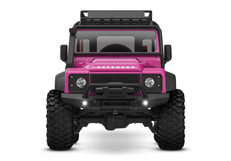 Traxxas TRX-4M Land Rover Defender 1/18 4x4 Crawler RC Różowy Samochód Terenowy Zdalnie Sterowany | 97054-1-PINK