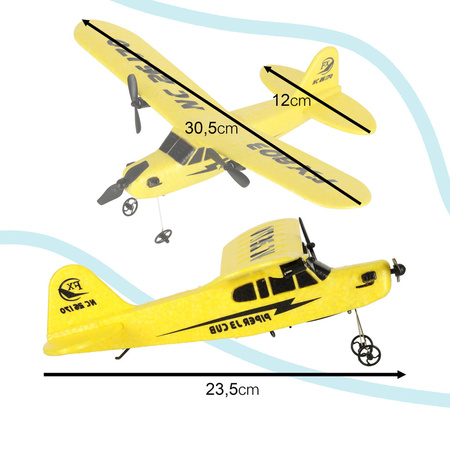 Piper J-3 Cub 803 Samolot RC Dla Początkujących Żółty