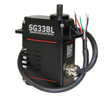 Serwo Cyfrowe Wieloobrotowe HiTEC SG33BL-T-CAN-12V 360° 9-15V 147kg/cm 0,185s/60° IP68 | 1-02345