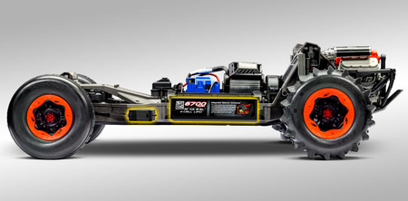 Traxxas Pro Scale Sand Car 8S 2WD 1/5 Samochód Zdalnie Sterowany Czerwony | 109076-4-RED