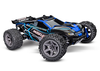 Traxxas Rustler 4X4 BL-2S 1:10 4WD Niebieski Samochód Zdalnie Sterowany Model RC | 67164-4-BLUE