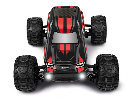 BlackZon Slyder MT Monster Truck 1/16 4WD Czerwony Samochód Zdalnie Sterowany Model RC | 540098