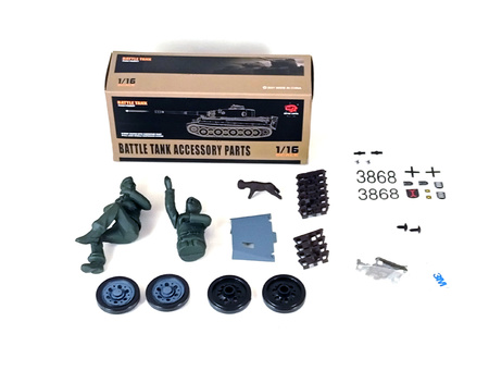 Czołg Zdalnie Sterowany German Stumgeschutz III 1:16 RTR 2,4Ghz Model RC | 3868-1B HENG LONG
